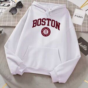 Female Hooded Boston Comfortable Sweatshirt